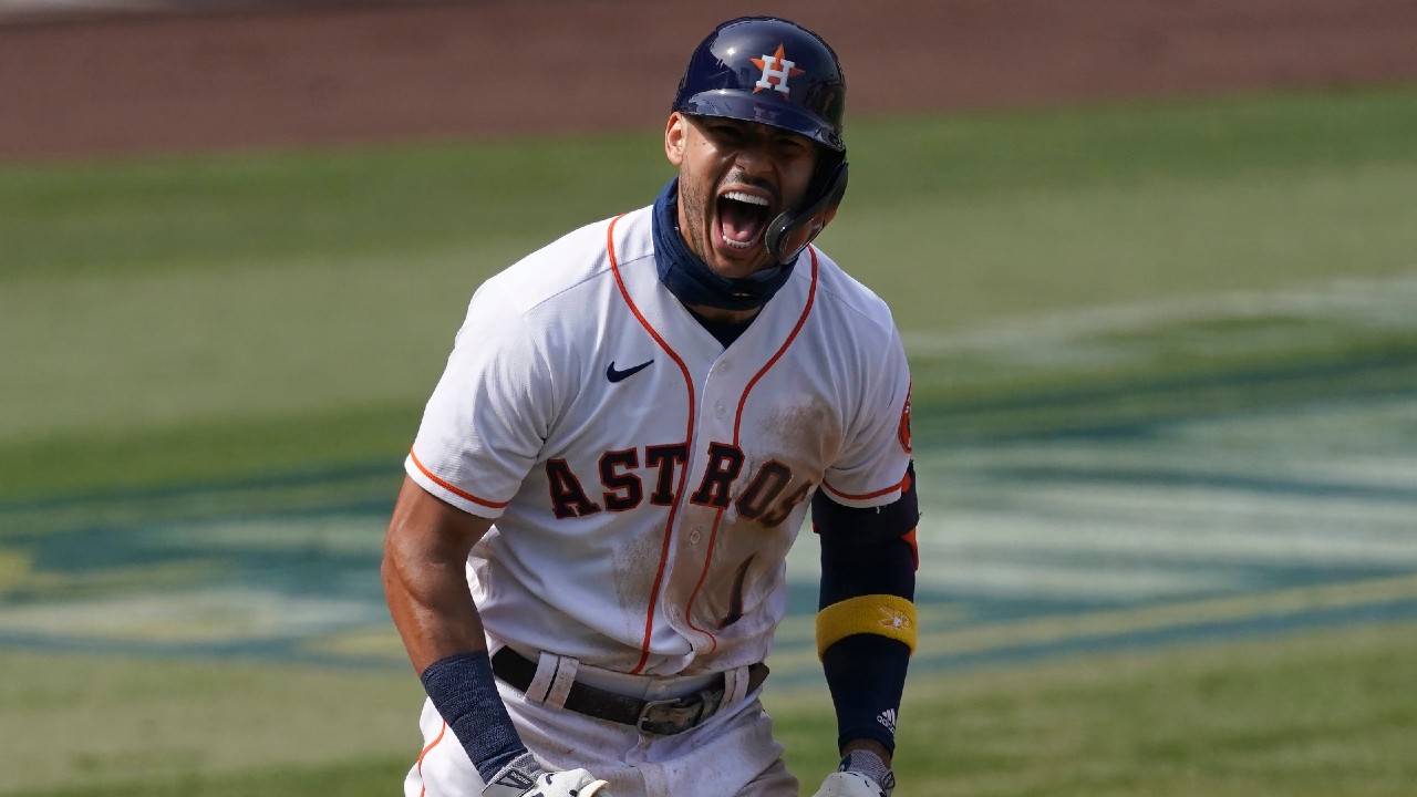 Photos: Astros force a Game 6 with 3-2 walk-off win against the Rays