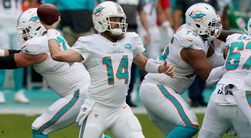 Dolphins QB Ryan Fitzpatrick tests positive for COVID-19 - The San