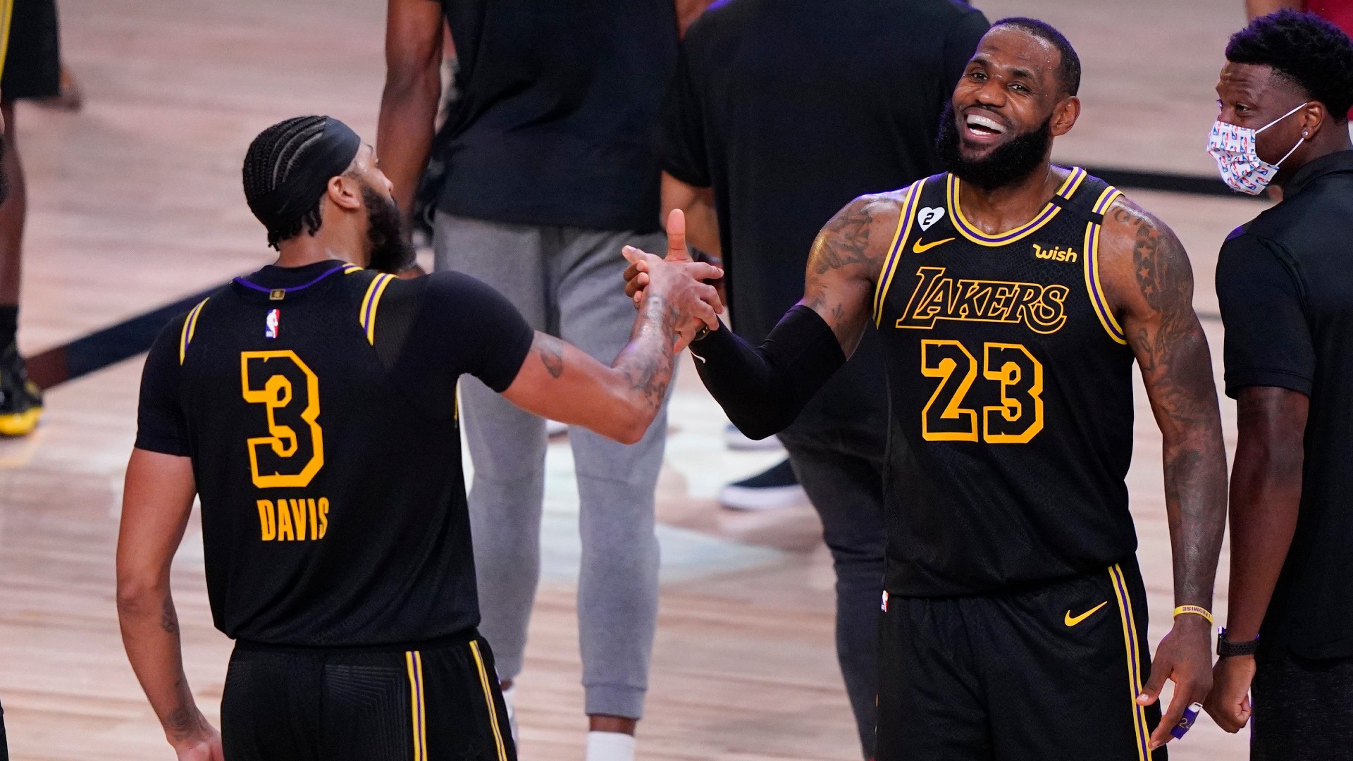LeBron James Isn't Used to Wearing a Lakers Uniform Yet