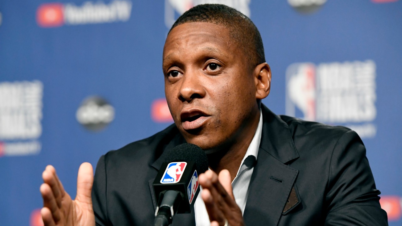 Watch Live Raptors president Masai Ujiri meets media after trade