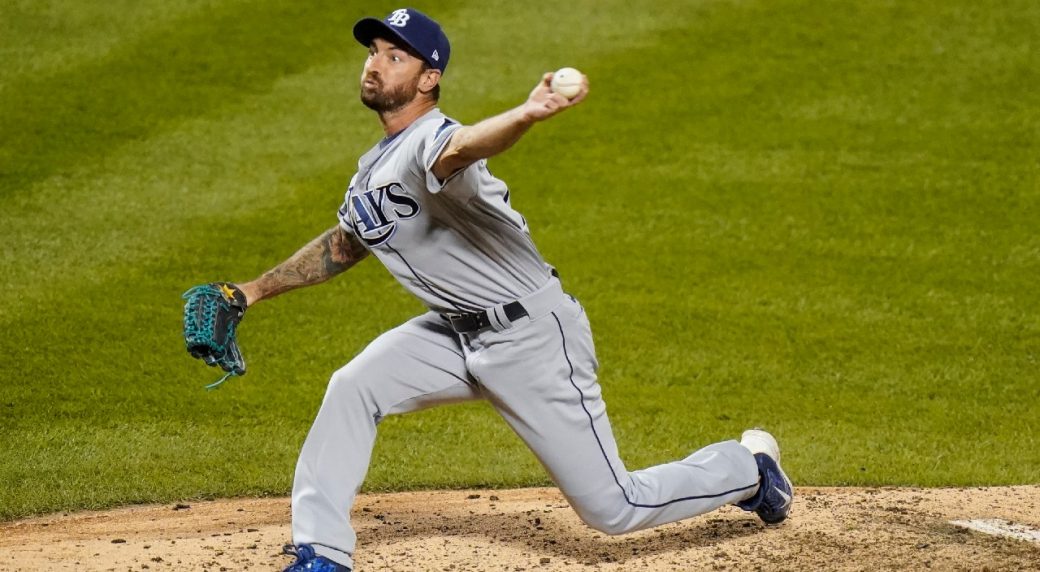 Team Issued Devil Rays Cap: Ryan Sherriff #71- 2020 Postseason