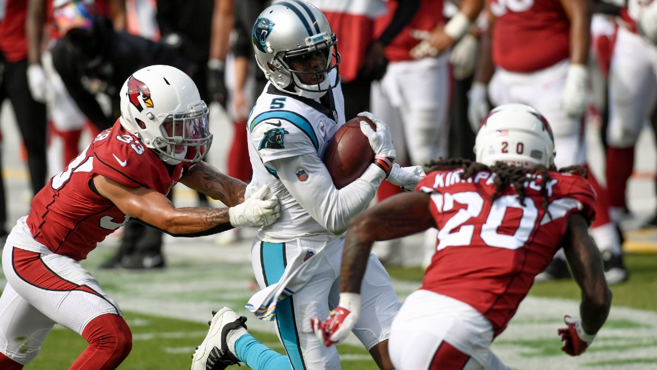 Bridgewater, Panthers fix red-zone woes, top Cardinals 31-21