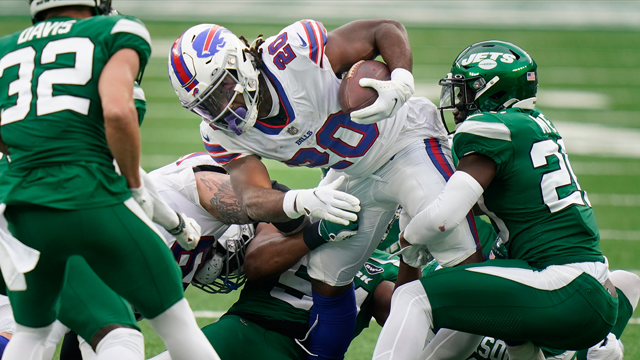 Bills running back Zach Moss up for NFL Rookie of the Week