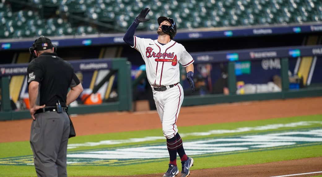Dansby Swanson Hits Home Run Atlanta Braves 2021 World Series