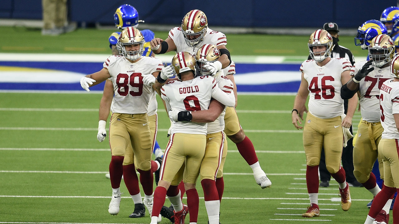 Gould hits FG at gun, 49ers hand Rams first SoFi loss, 23-20