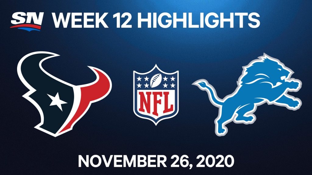 Deshaun Watson Tosses 4 Thanksgiving Day Tds To Lead Texans Past Lions Sportsnet Ca