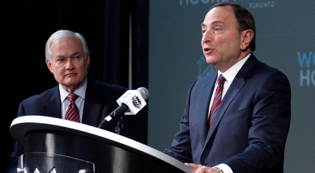 NHL announces four sponsors for new re-aligned div