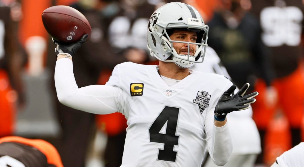 Gruden optimistic Derek Carr can start for Raiders vs. Dolphins