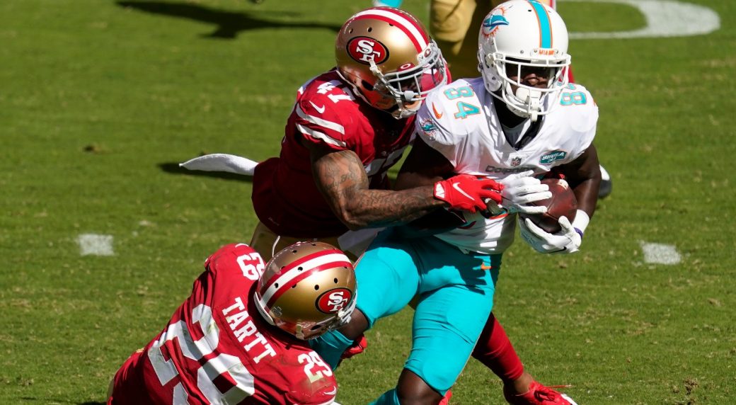 San Francisco 49ers strong safety Jaquiski Tartt (29) during the