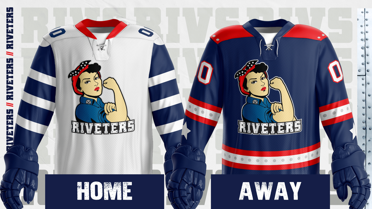 Riveters' Black Rosie Jersey is a Big Step in Hockey