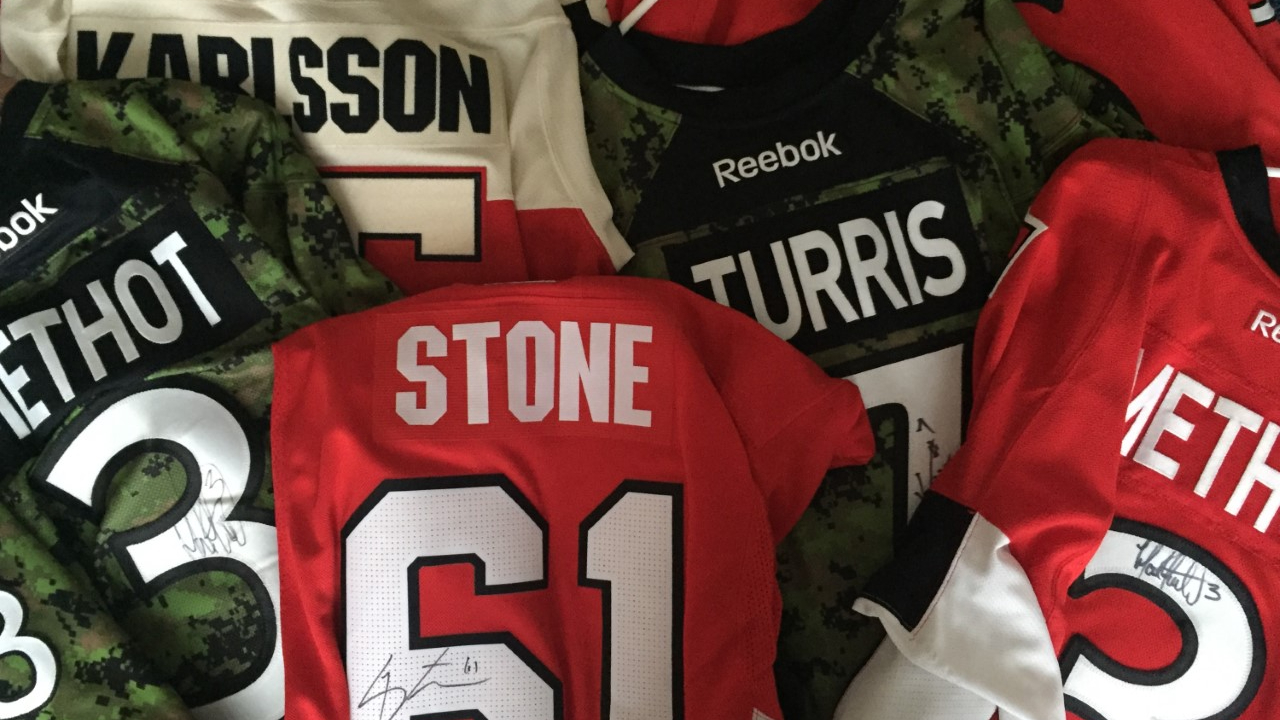Ottawa Senators Red Used Size 50 Adidas Jersey