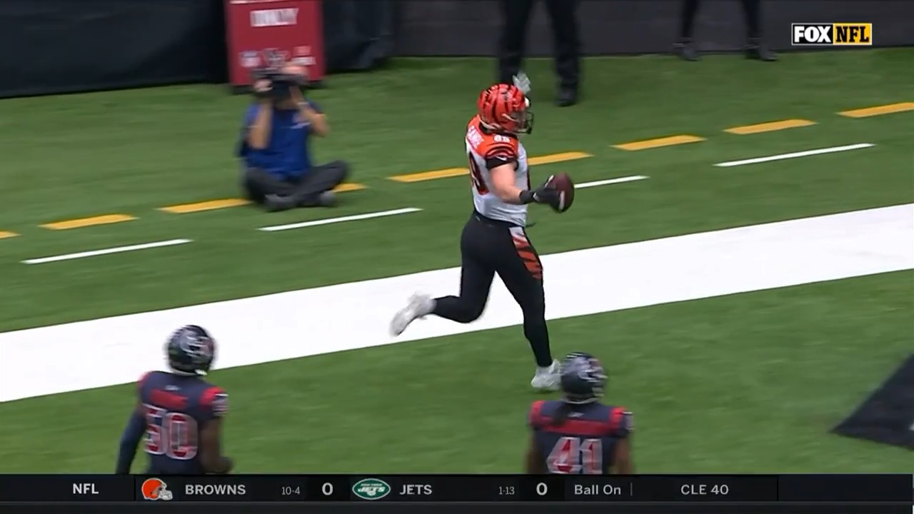 Cincinnati Bengals quarterback Brandon Allen Finds Drew Sample