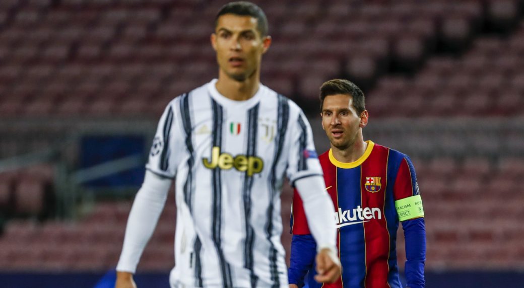 Ronaldo tops Messi with 2 goals in Juve's 3-0 win at Barca
