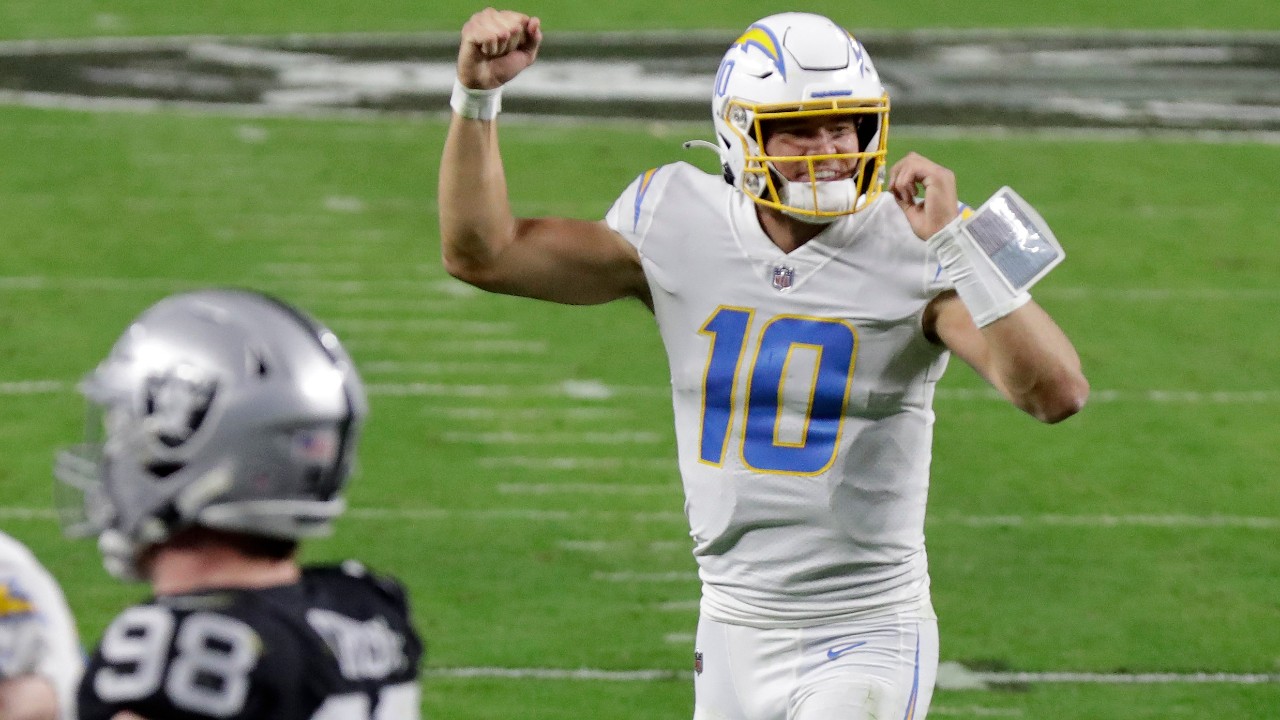 NFL: Justin Herbert and Los Angeles Chargers snap Las Vegas