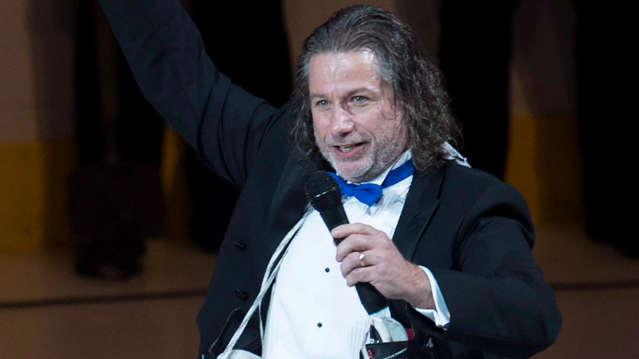 Vancouver Canucks anthem singer Mark Donnelly. (Jonathan Hayward/CP)