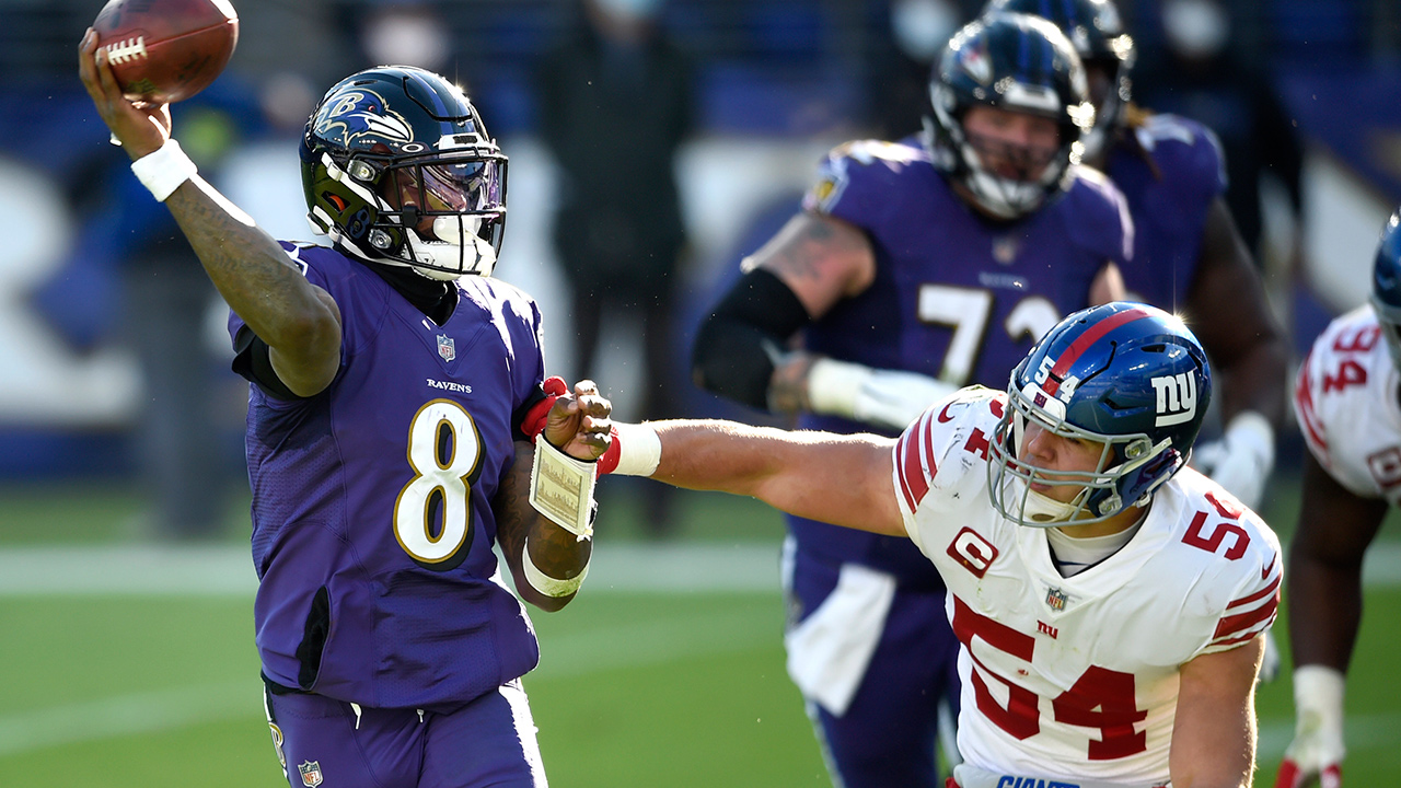 Baltimore Ravens get jump on New York Giants, roll to easy 27-13