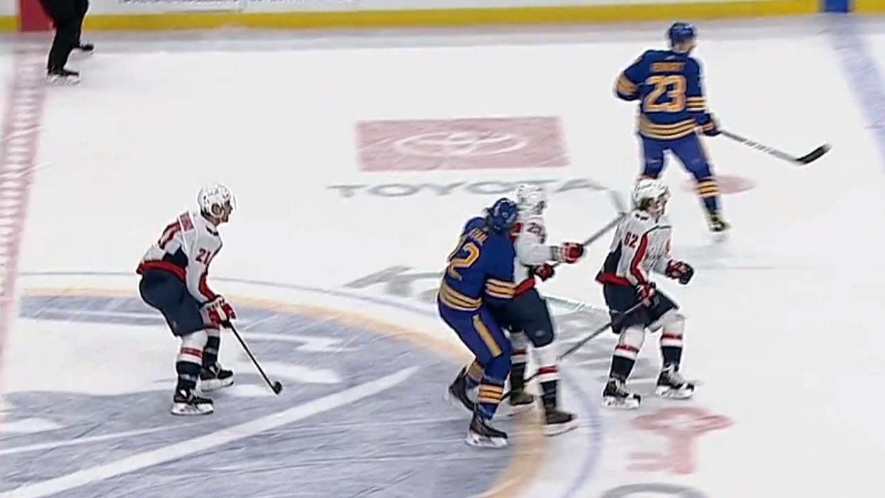 Sabres' Eric Staal leaves loss to Capitals after hit to jaw - Buffalo  Hockey Beat