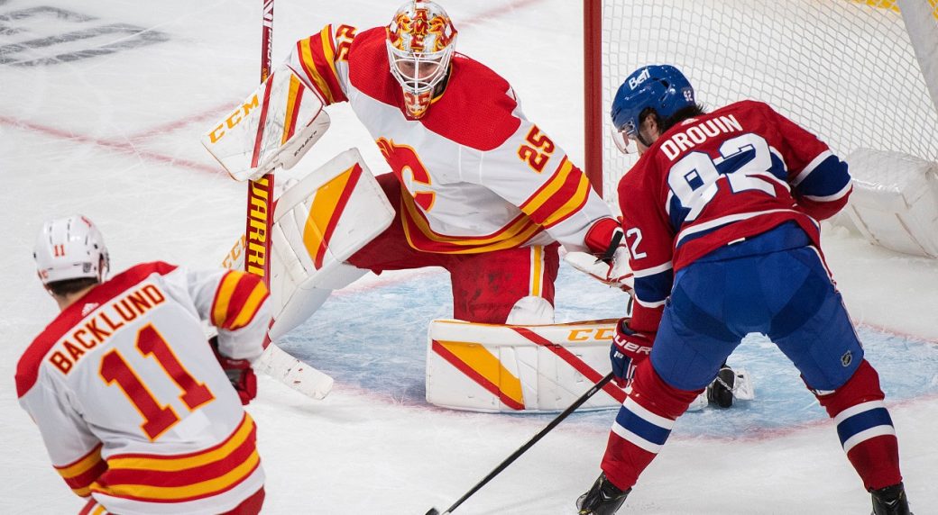 Flames burst Montreal's bubble as Markstrom earns the shutout win