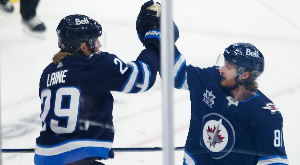 Laine scores in OT as Jets beat Flames in their se