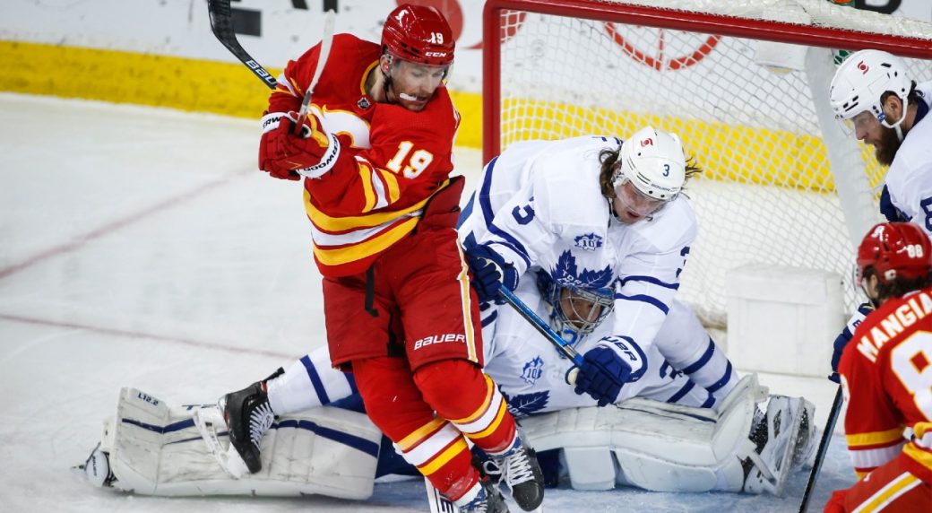 Leafs / Flames dislike heating up after Toronto ta