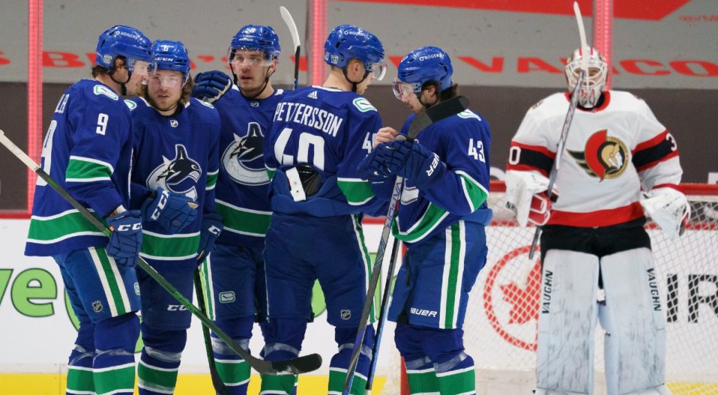 Canucks temporarily rediscover identity in sweep o