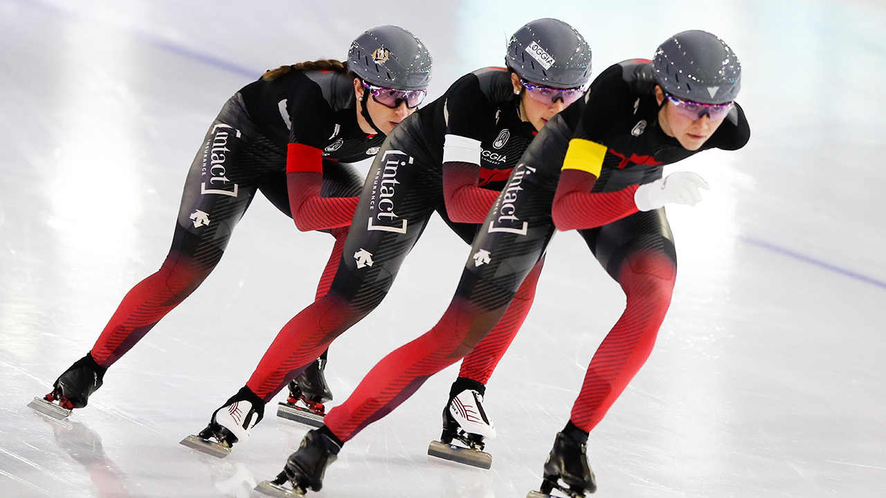 Canada wins speedskating gold in World Cup women's team pursuit