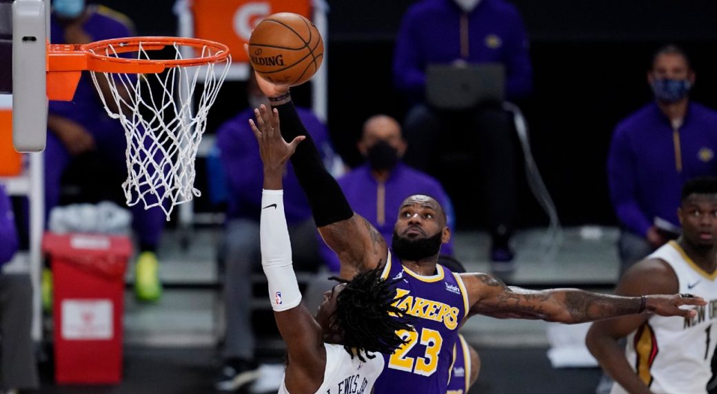 Lebron James Anthony Davis Lead Lakers Dismantling Of Pelicans