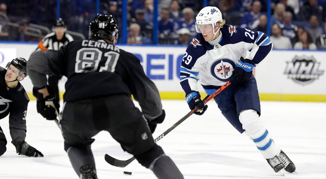 Laine may play Tuesday against the Stars