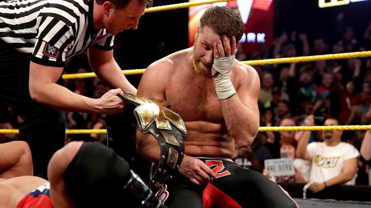 Sami Zayn at NXT TakeOver: R Evolution in 2014 (Photo courtesy WWE)