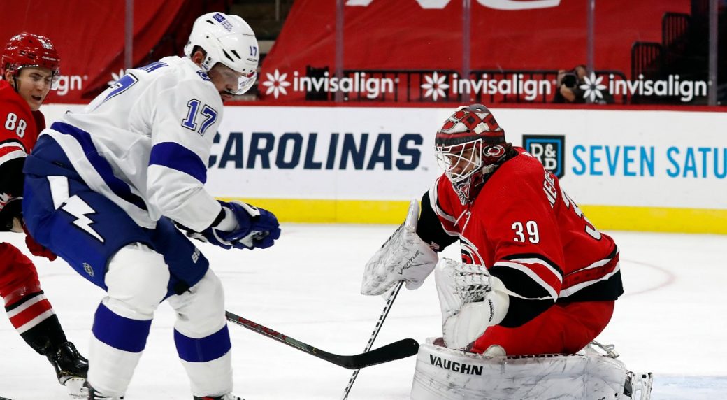 Nedeljkovic earns first NHL shutout as Carolina beats Lightning