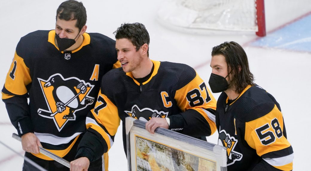 Emotional Crosby Reflects On Bond With Malkin, Letang After 1,000th Game