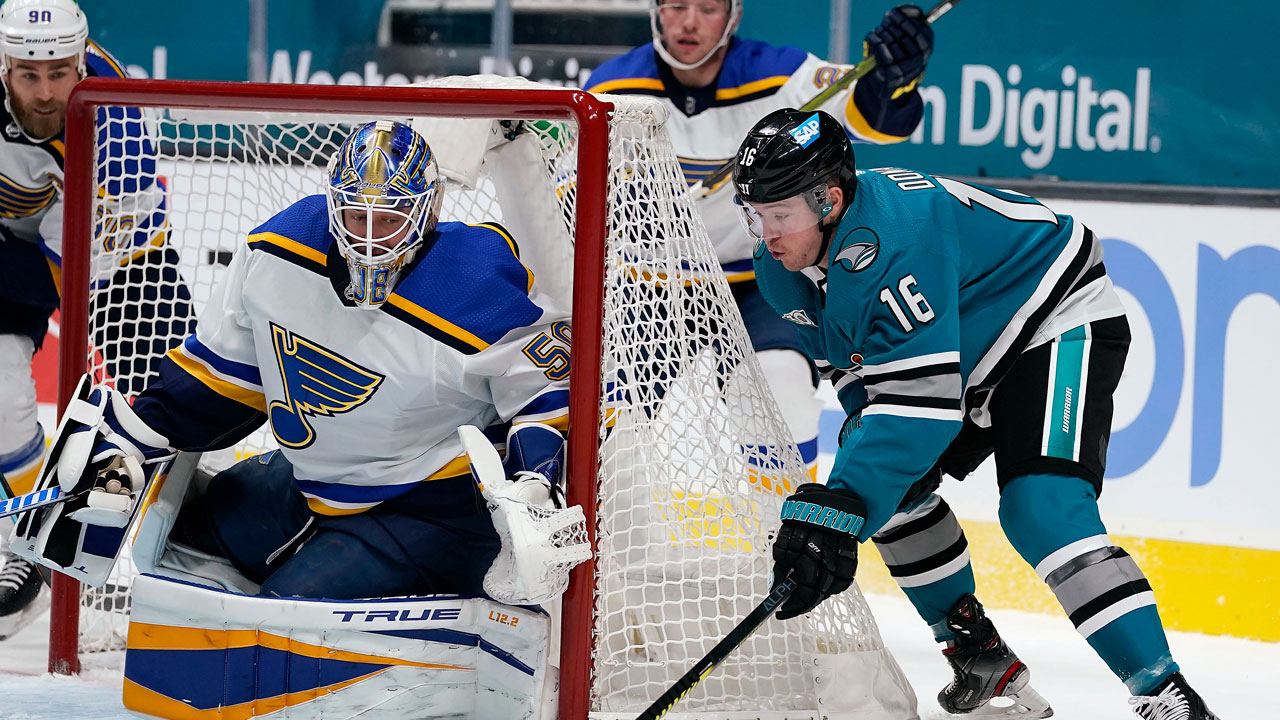 Jordan Binnington had himself a night against the Sharks - St. Louis Game  Time