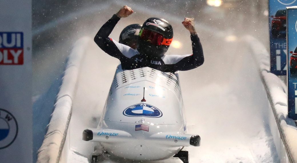 Humphries Jones Win Historic World Bobsled Title For Us 3481