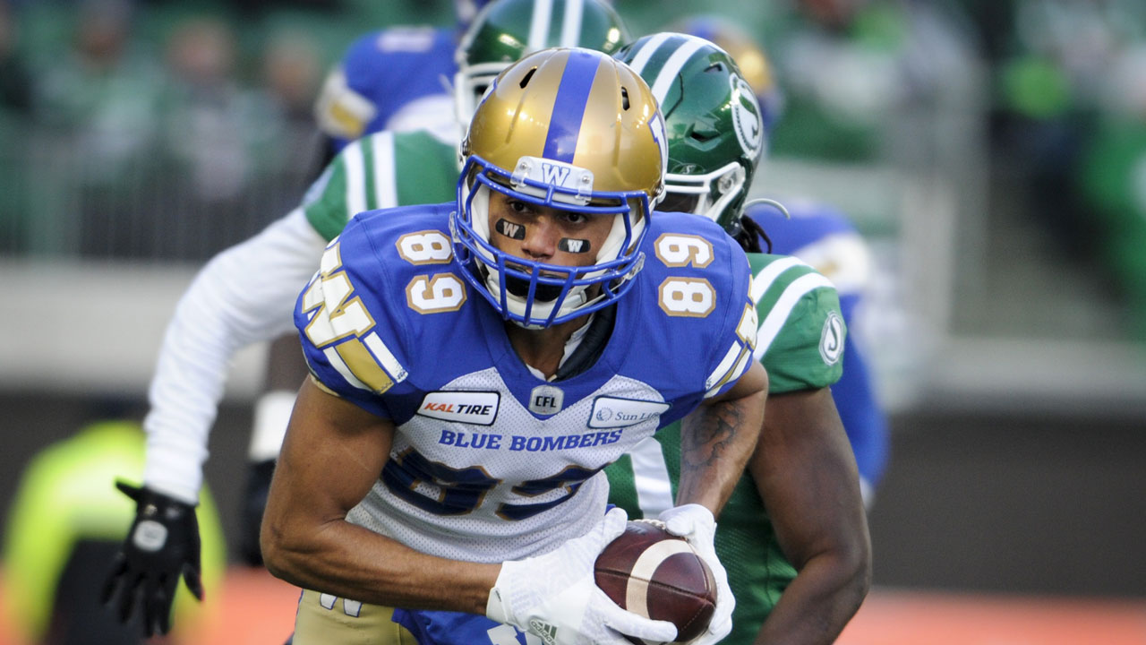Blue Bombers suspend receiver Kenny Lawler for impaired driving thumbnail