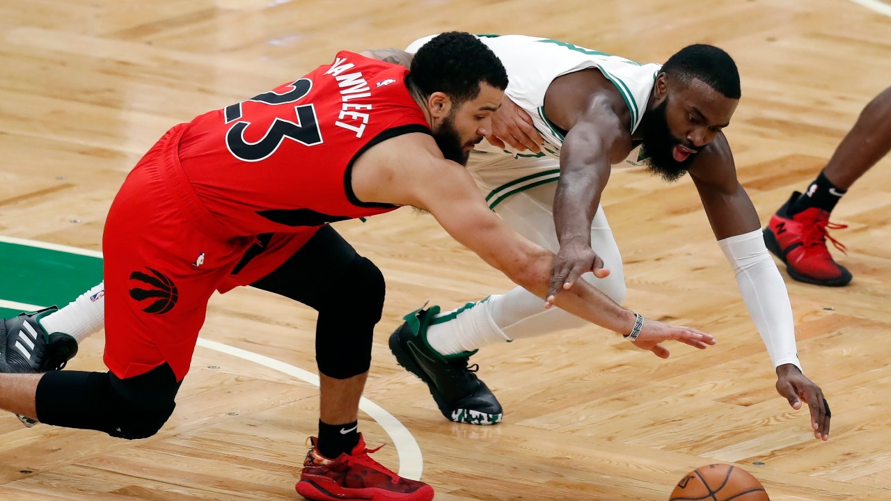 Celtics get the ball moving in 120-106 win over Raptors