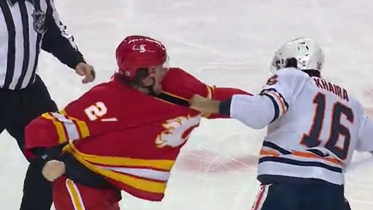 Oilers ready to resume hostilities with Flames after chummy all