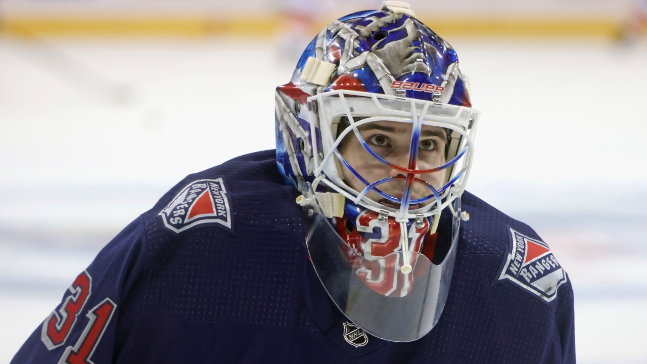 The New York Rangers welcome Igor Shesterkin to the NHL win a win