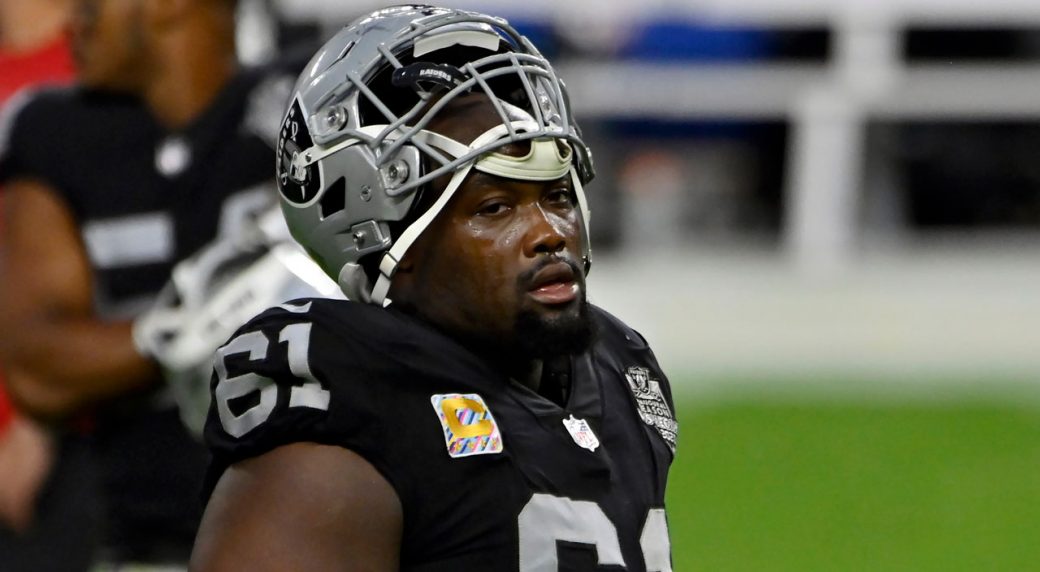 Raiders offensive line almost all gone after Rodney Hudson release