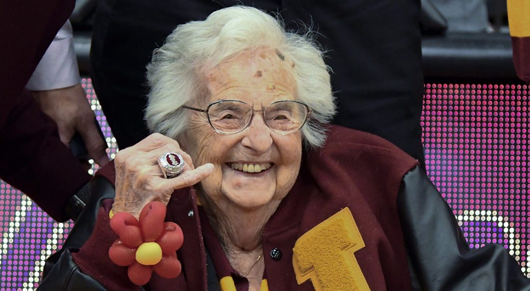 Sister Jean gets the vaccine and a seat at the NCAA Tournament