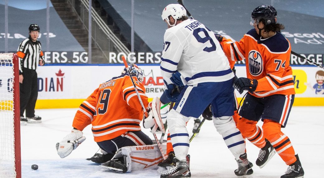 Oilers' scoreless in two games vs the Leafs
