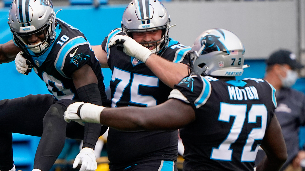 Panthers using franchise tag on right tackle Taylor Moton