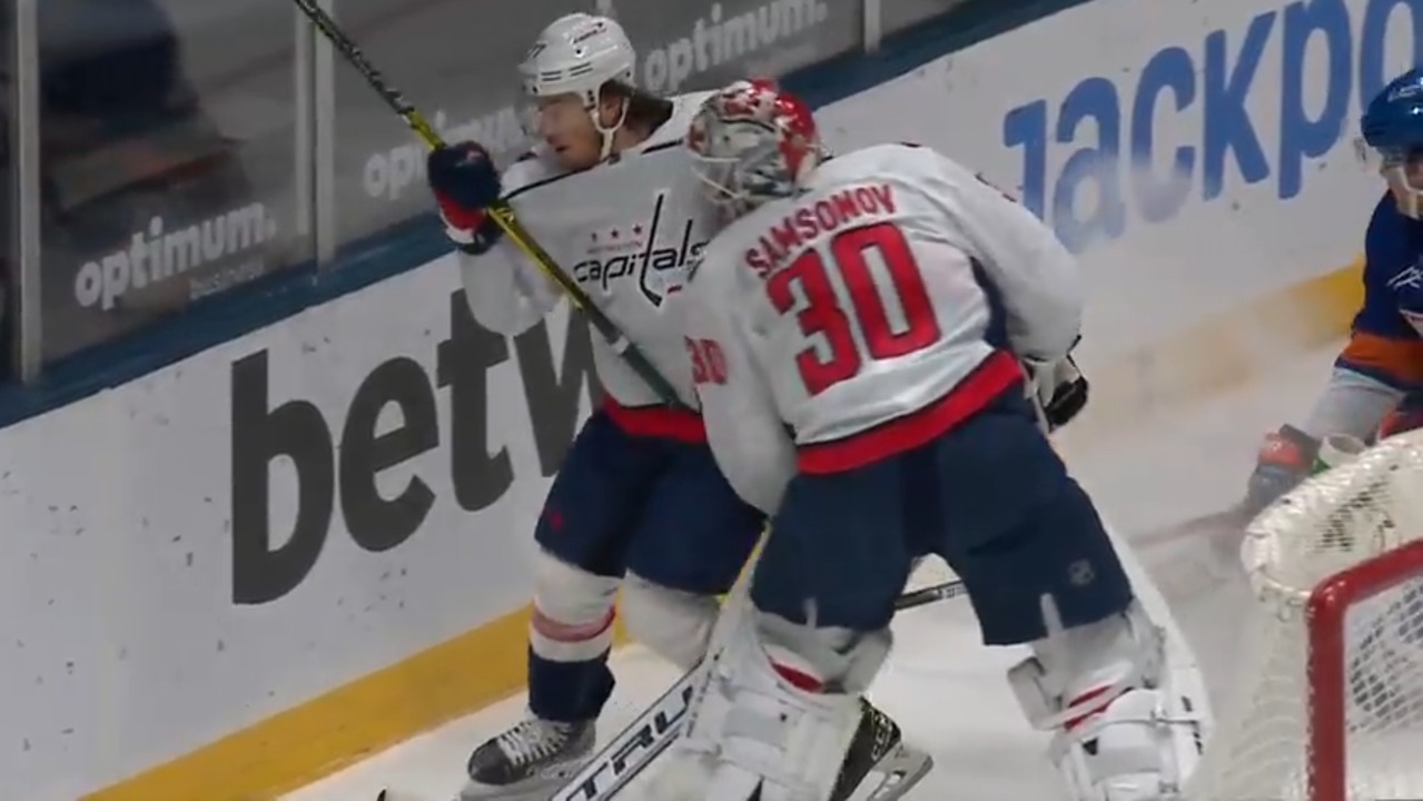 T.J. Oshie was forced into playing a ridiculously eventful game of