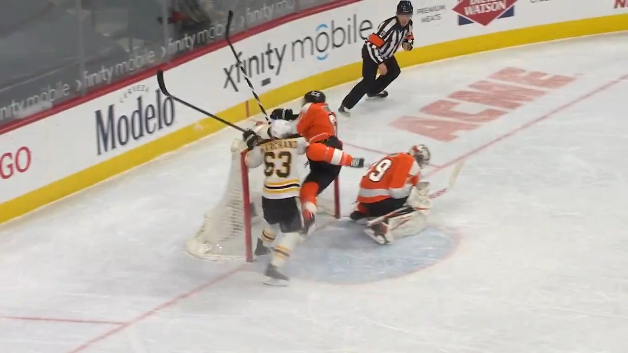 marchand slew foots lindblom after throwing braun into the net sportsnet ca