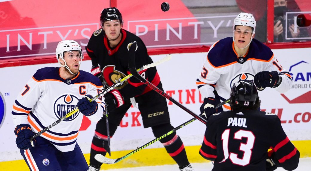 Oilers Beat Senators To Complete Nine Game Season Sweep