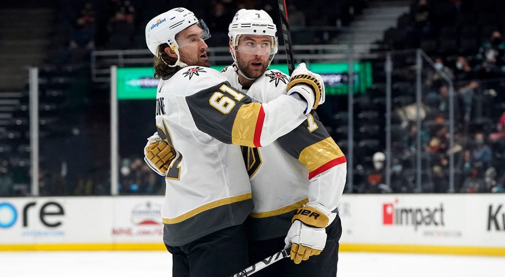 Golden Knights top Ducks to move into tie atop Wes