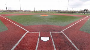 A baseball diamond at Grand Park. (Michael Conroy/AP)