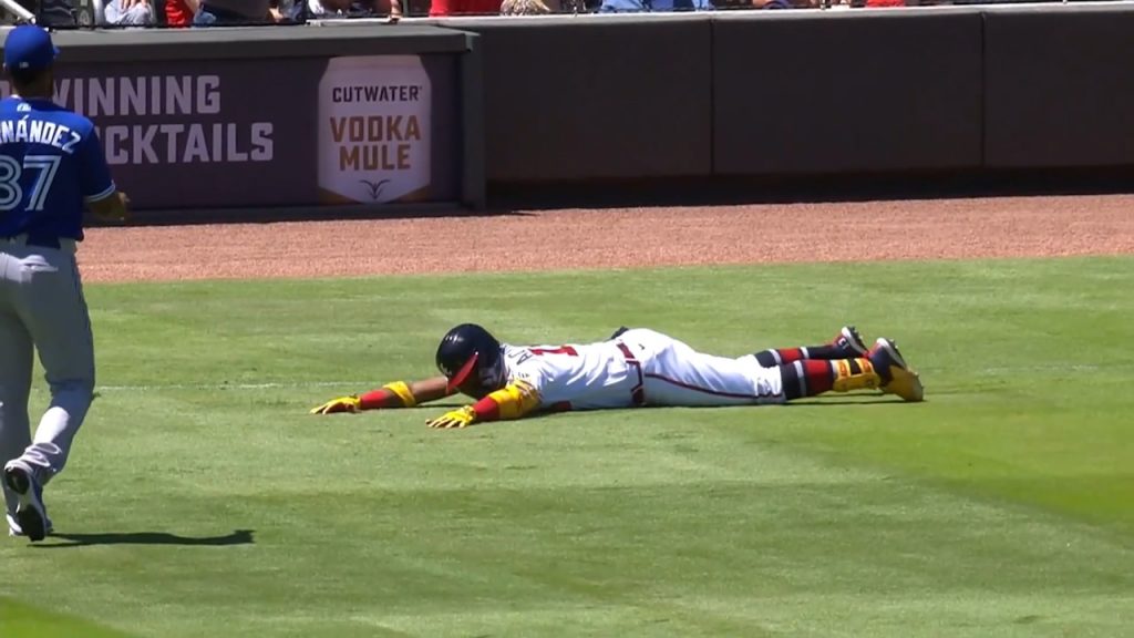 VIDEO: Braves star Ronald Acuna Jr. channels inner LeBron James during  massive home run