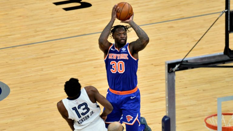 New York Knicks forward Julius Randle. (AP Photo/Brandon Dill)