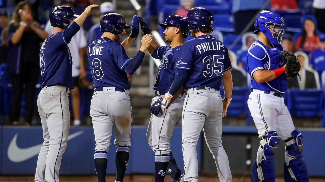 Rays win 12th straight to start season, 1 shy of MLB record