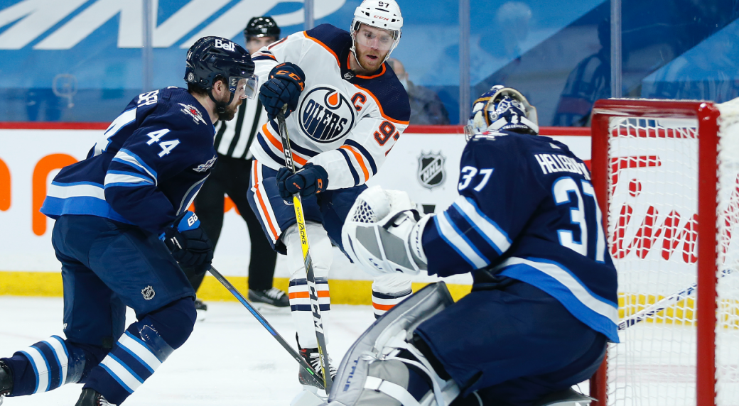 Lids Winnipeg Jets 2023 Stanley Cup Playoffs Hockey Puck - Blue